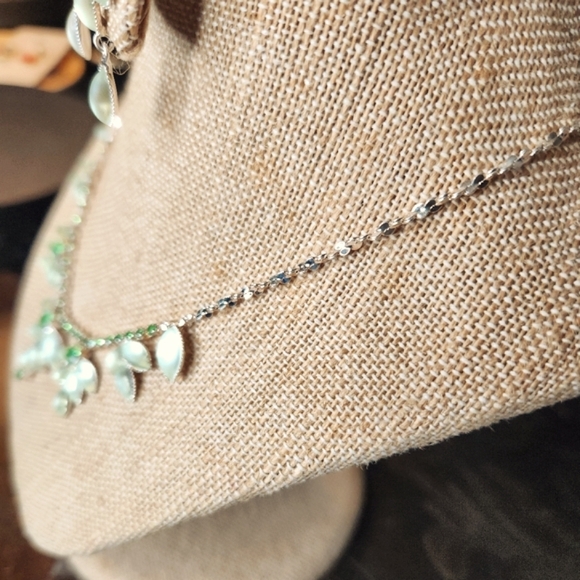 NWOT FAITHFUL Austrian Crystal Bridal Bridesmaid Necklace Set - Picture 2 of 5